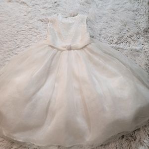 Flower girl dress off white